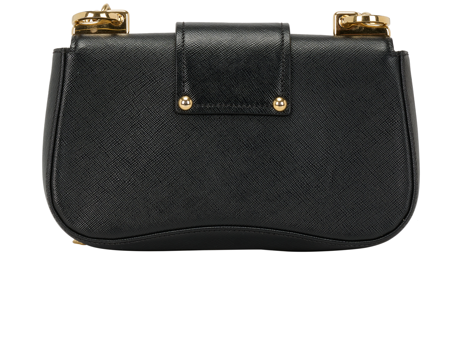 Small Sidonie, &pound;850, Handbags, Black, Leather, Back view